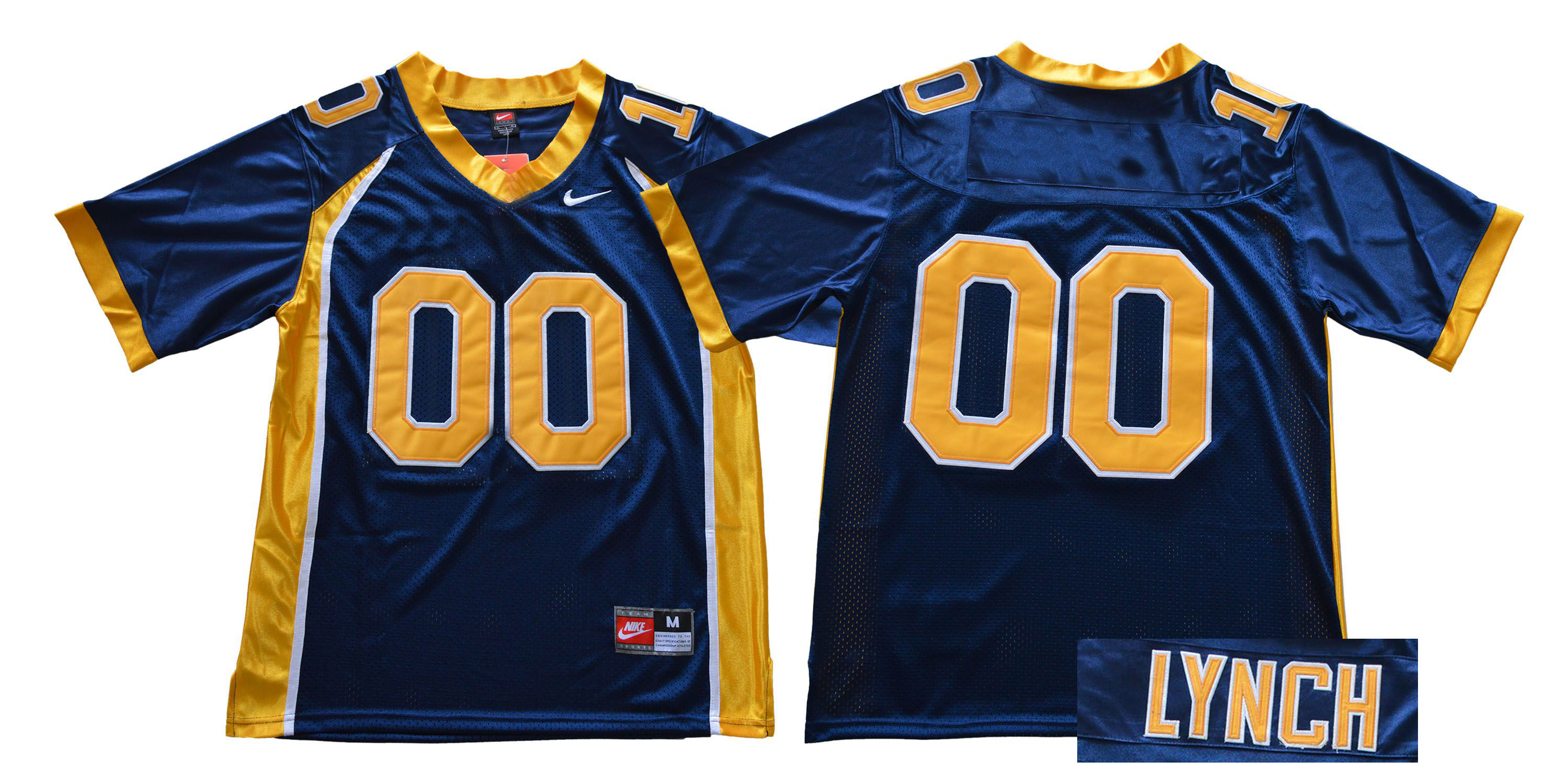 Custom Men California Golden Bears Blue Nike NCAA Jerseys